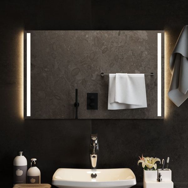 vidaXL LED-Badspiegel 80x50 cm 151748