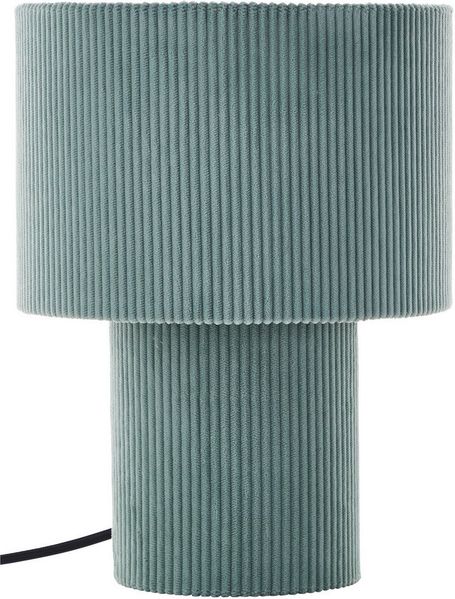 LeGer Home by Lena Gercke Tischleuchte Kathleen Cordleuchte, ohne Leuchtmittel, Cordstoff, H 30 cm, Ø 23 cm, E27, Cord, Stoffleuchte, Tischlampe