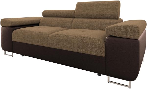 Sofa Torezio II mit Einstellbare Kopfstützen (Soft 066 + Lux 03)