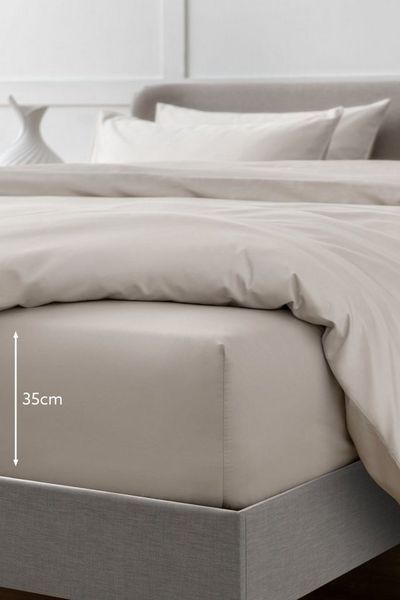 Next Spannbettlaken Collection Luxe Spannbetttuch für hohe Matratzen, (1 Stück)