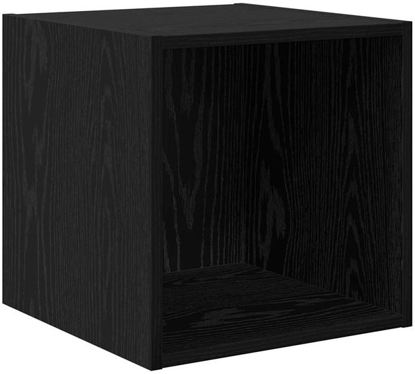vidaXL Wandschrank Schwarz Eichen-Optik 37 x 37 x 37 cm Holzwerkstoff 875076 Bild 2