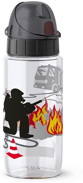 EMSA Trinkflasche Tritan Kids Fireman 0,5l transparent