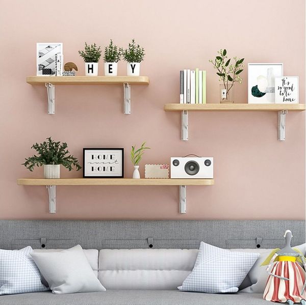 JEOBEST Klapptisch Wandklapptisch, Klappbarer Esstisch, Schreibtisch, Wandmontage, 60cm, Metallklappgestell
