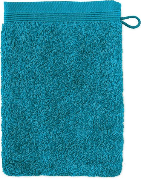 möve Superwuschel Waschhandschuh 20x15 cm aus 100% Baumwolle, lagoon