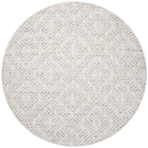 Carpet City Teppich CLASICO 8927, rund, Höhe: 11 mm, Kurzflor, Hochtief-Muster, Boho, Wohnzimmer