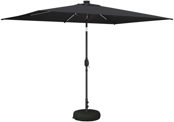 vidaXL Garten Sonnenschirm mit LED-Lichtern 200x300 cm Polyester 42036242