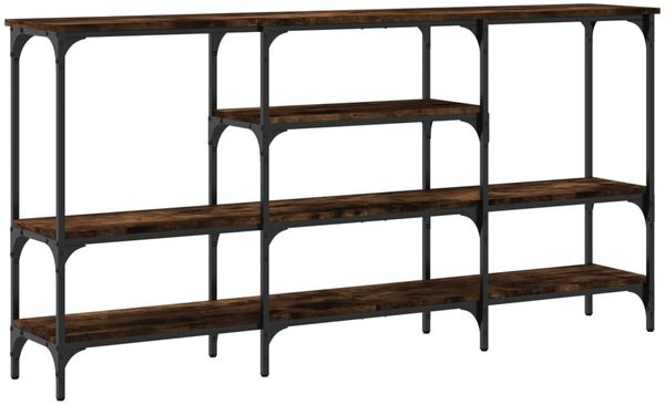 vidaXL Konsolentisch Räuchereiche 160x29x80 cm Holzwerkstoff 839065 Bild 7