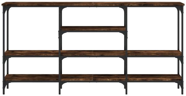 vidaXL Konsolentisch Räuchereiche 160x29x80 cm Holzwerkstoff 839065 Bild 5