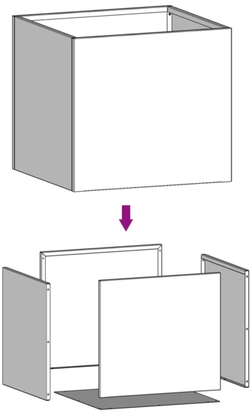 vidaXL Pflanzkübel 2 Stk. Olivgrün 32x30x29 cm Stahl 841542 Bild 7