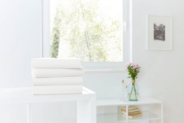 Vario Jersey-Spannbetttuch weiß, 150 x 200 cm Bild 3