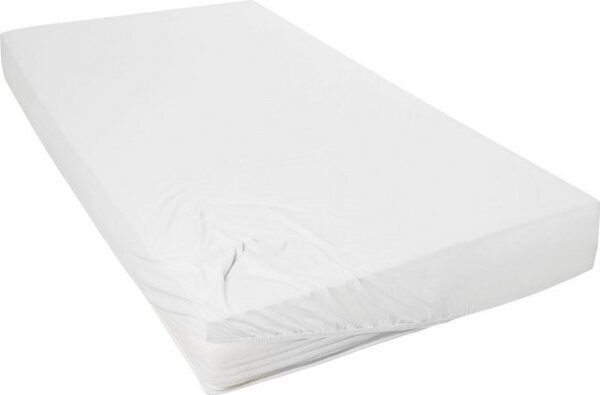 Vario Jersey-Spannbetttuch weiß, 150 x 200 cm Bild 4