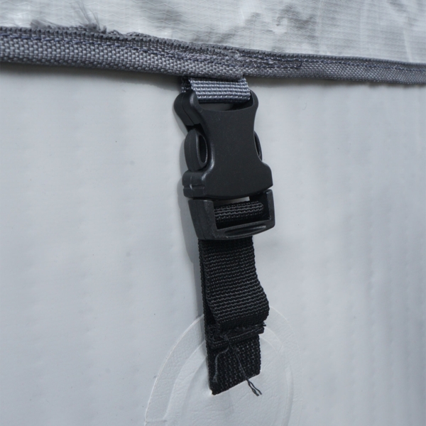 Whirlpool HWC-N97, Ersatz-Pool 4 Personen, In-/Outdoor aufblasbar PVC laminiert, rund Ø180cm ~ grau-blau Bild 5