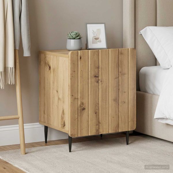 vidaXL Nachttisch 2 pcs Artisan-Eiche 43 x 34,5 x 52 cm Holzwerkstoff 894354
