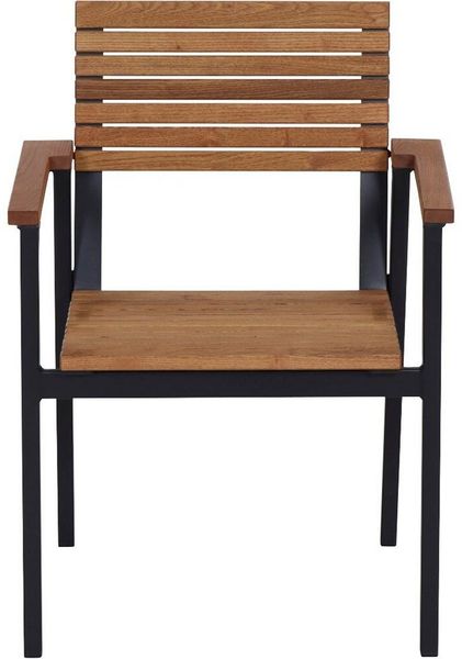 Siena Garden Bozen Stapelsessel Alu anthrazit, Robinie FSC 100% N86392
