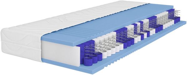 Taschenfederkernmatratze NEUHEIT: Lasse, 7 Zonen Matratze 90x200, 140x200 cm, langlebige Qual, Älgdröm, 22 cm hoch, Matratze H2, H3 & H4, atmungsaktiv, Hausstauballergiker geeignet