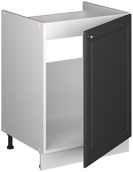 Spülenunterschrank Fame-Line Anthrazit-Gold Landhaus/Weiß 60 cm Vicco Bild 6