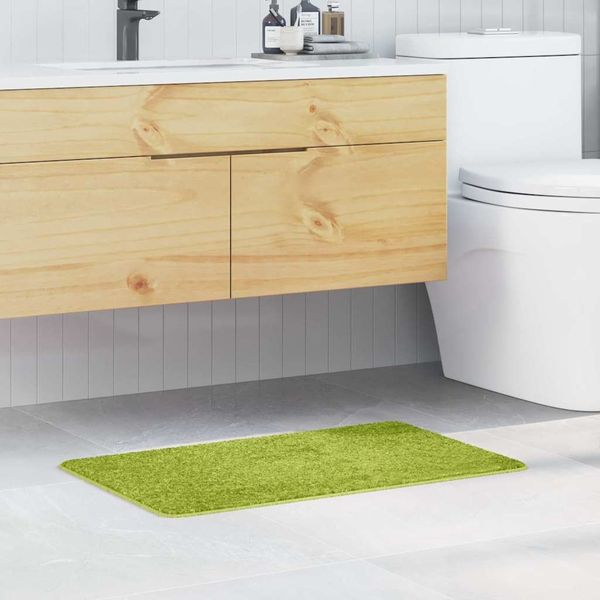 vidaXL Rutschfeste Badmatte Grün 50 x 80 cm PP 4019829
