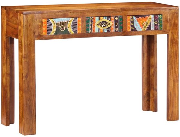 vidaXL Konsolentisch 110x35x75 cm Massivholz Akazie 4016497