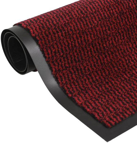 vidaXL Fußmatte getuftet 60x150 cm Rot 326954