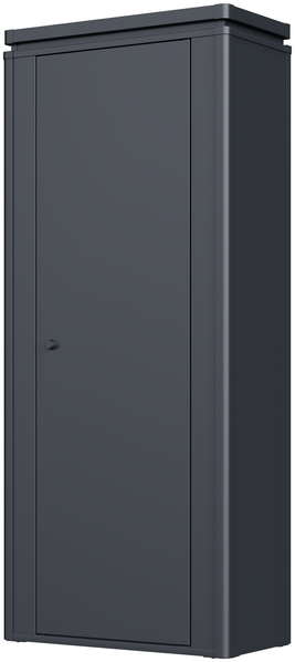 Weide Noble Gartenschrank 600 L | Verzinkter Stahl | Anthrazit