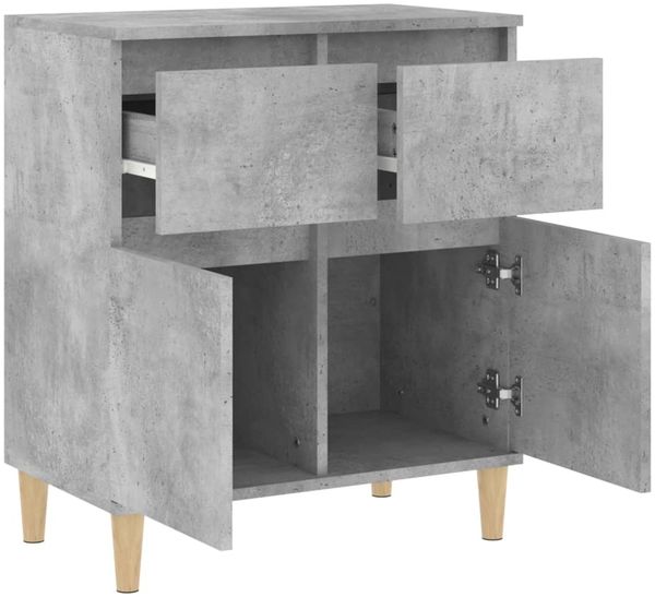 vidaXL Sideboard Betongrau 60x35x70 cm Holzwerkstoff 819680 Bild 6