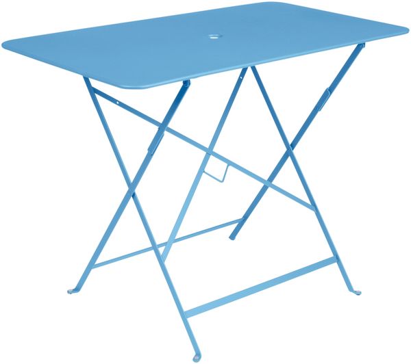 Bistro Klapptisch Rechteckig E1 Maya-Blau 97x57
