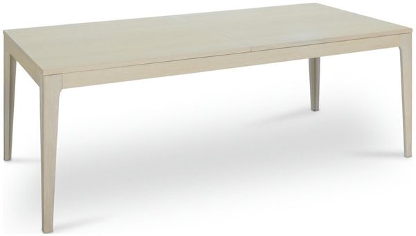 Esstisch Enimeta 220-320x100 cm Eiche Whitewash - Ausziehbar für 6-10 Personen