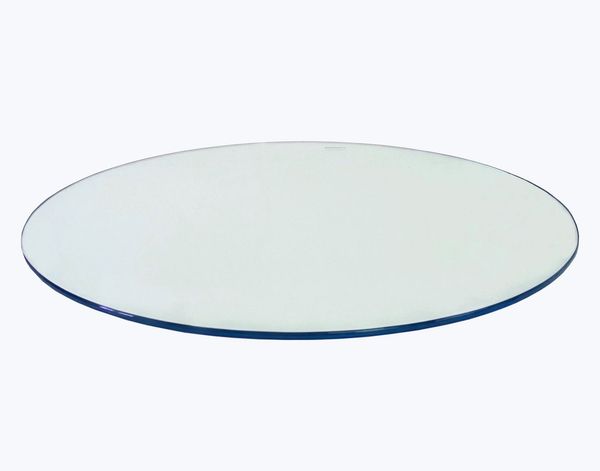 Temesso Tischplatte Runde Tischplatte aus Sicherheitsglas