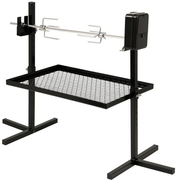 BBQ-Toro Lagerfeuer-Grillspieß BBQ-Toro mobiles Grillspieß Set 70 cm für Lagerfeuer, Camping