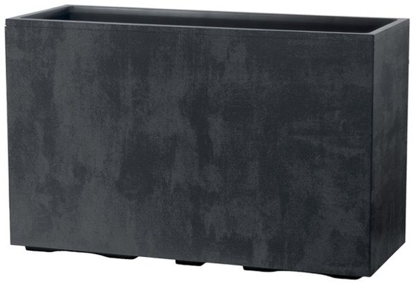 Deroma Pflanztopf Millennium Kunststoff 98 x 62 cm anthrazit