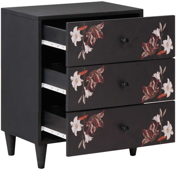 vidaXL Nachttisch Mehrfarbig 50 x 33 x 60 cm Massivholz Mango 4018709