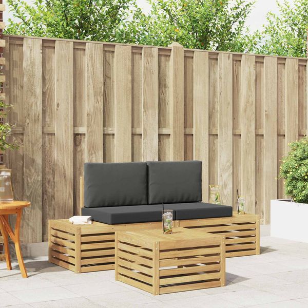 vidaXL Outdoor-Sofagarnitur 4 Stück 3392462