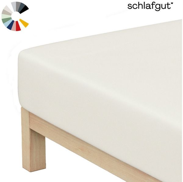 Schlafgut Mako Jersey Spannbetttuch Spannbettlaken 180x200 200x200