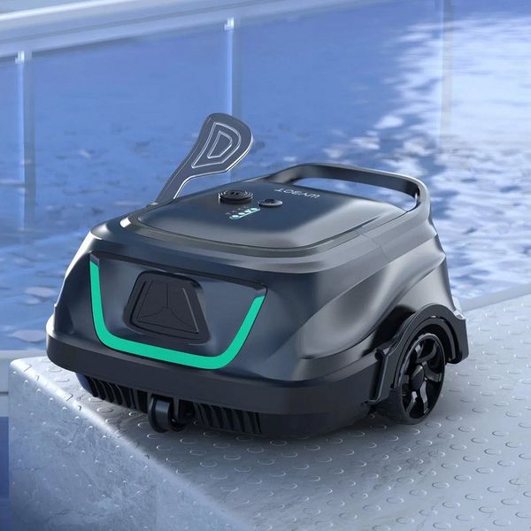 WYBOT Poolroboter A1 Kabelloser Pool-Saugroboter, zur Bodenreinigung, 120 Min. Laufzeit, Zyklus-Timer für automatische Reinigung ohne App