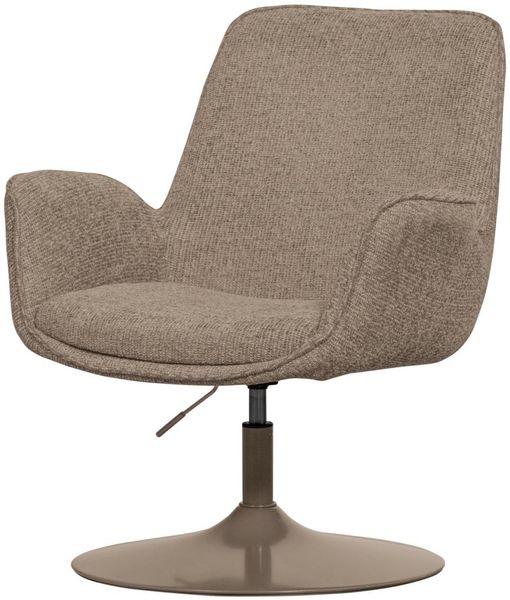 Sessel Marten aus Webstoff, höhenverstellbar und gepolstert, moderner Stil, Farbe Sand