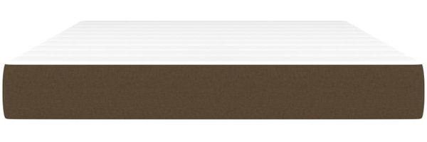 vidaXL Taschenfederkernmatratze Mittel Dunkelbraun 140x200x20 cm Stoff 347797 Bild 3