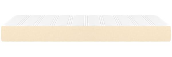 vidaXL Taschenfederkernmatratze Mittel Creme 80x200x20 cm Stoff 347679 Bild 4