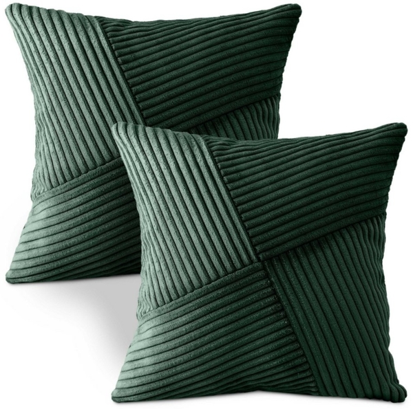 Amilian Dekokissen mit Füllung und Kissenbezug - 2er Set - Zierkissen, Sofakissen, Kissen, (2 Stück), 40x40 cm, Kuschelkissen, Kopfkissen mit Kissenfüllung Bild 1