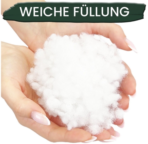 Amilian Dekokissen mit Füllung und Kissenbezug - 2er Set - Zierkissen, Sofakissen, Kissen, (2 Stück), 40x40 cm, Kuschelkissen, Kopfkissen mit Kissenfüllung Bild 3