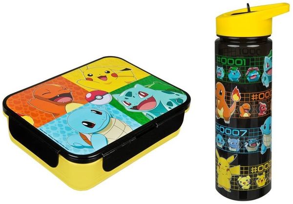 UNDERCOVER Trinkflasche Pokemon Lunch Set Brotdose + Trinkflasche