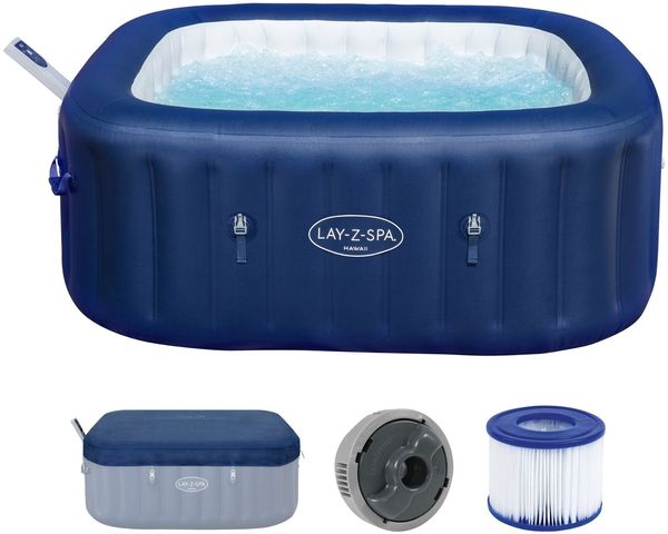 Bestway LAY-Z-SPA Whirlpool Hawaii AirJet 180 x 180 x 71 cm Kobaltblau