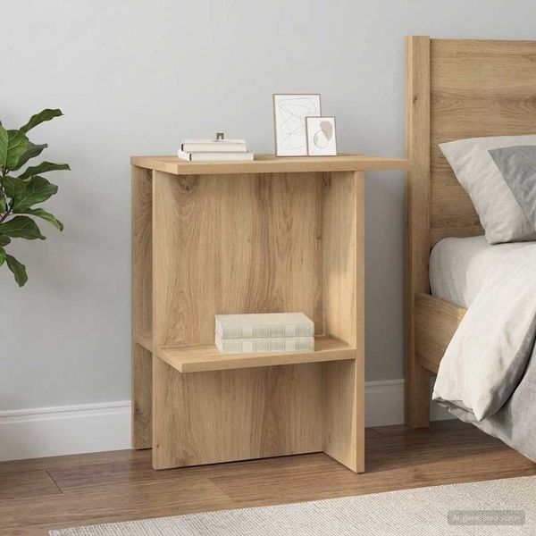 vidaXL Couchtisch Artisan-Eiche 40 x 30 x 49 cm Holzwerkstoff 8001077