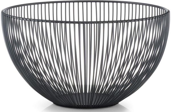 ZELLER Obstkorb 27383 Metall, schwarz, ca. Ø 25 x 14 cm