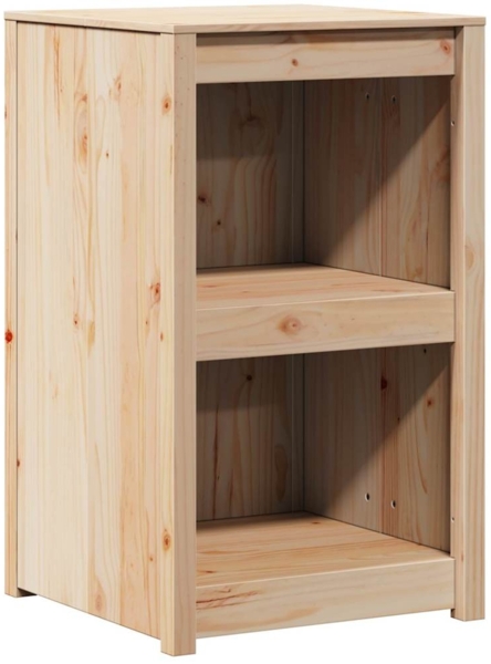 vidaXL Küchenschrank mit Regal Braun 55 x 55 x 92 cm Massivholz Kiefer 868165