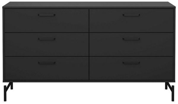 INOSIGN Kommode Dana, Aufbewahrung, Schubladenschrank, Stauraum, Sideboard mit 6 Schubladen, Metallbeine, Breite 138 cm