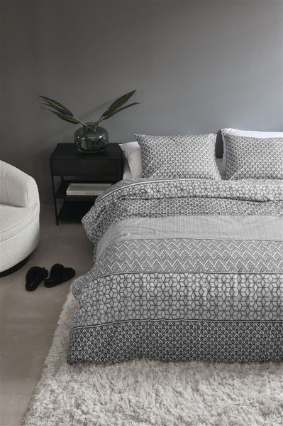 Beddinghouse Bettwäsche Riviera Maison Marley Grey 155 x 220 cm