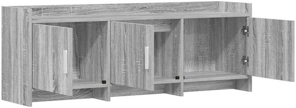 vidaXL TV-Schränk 130 x 33 x 47 cm Grau Sonoma Holzwerkstoff 8011200 Bild 3