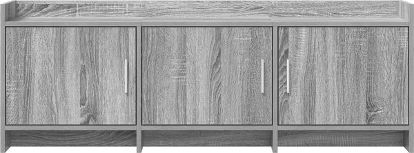 vidaXL TV-Schränk 130 x 33 x 47 cm Grau Sonoma Holzwerkstoff 8011200 Bild 4