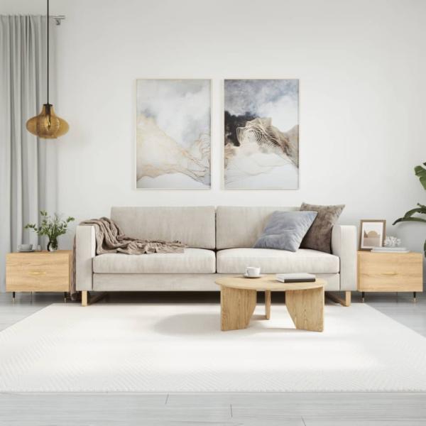 vidaXL Couchtische 2 Stk. Sonoma-Eiche 50x50x40 cm Holzwerkstoff 829355