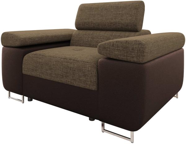 Sofa Torezio I mit Einstellbare Kopfstützen (Soft 066 + Lux 03)